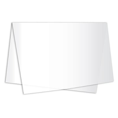 Poli Sujinho Mate Liso Branco 49x69cm Xingó Embalagens