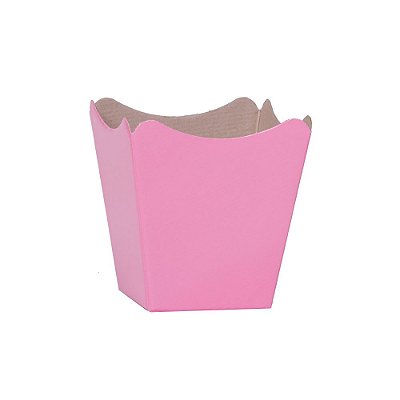 Cachepot Paper Pote 11 Liso Rosa Gerbera Xingó Embalagens