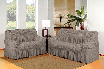 CAPA P/ SOFÁ CLASSIC 3 E 2 LUGARES 16 ELÁSTICOS