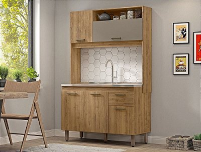 COZINHA CALI 1,23m MDP COM PÉ