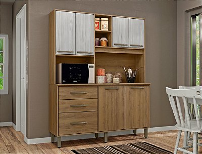 ARMÁRIO COZINHA NEW MONTEVIDEU 1.90m MDP