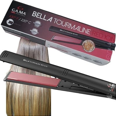 Prancha de Cabelo GA.MA Italy Bella Tourmaline Red Íon Bivolt