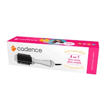 Escova Secadora e Alisadora Cadence ESC705 Sublime Argan 4x1 1200W Branca 127V