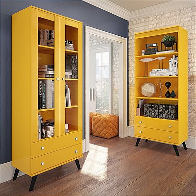 Cristaleira com Porta Móveis Arte Cas