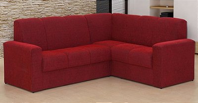 Conjunto estofado 3 x 2 lugares e canto