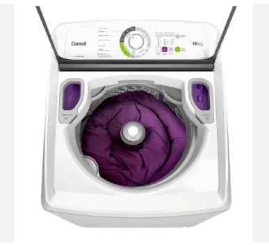Lavadora Consul 15 kg com Lavagem Econômica