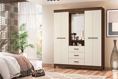 GUARDA ROUPA AGATA 4 PORTAS