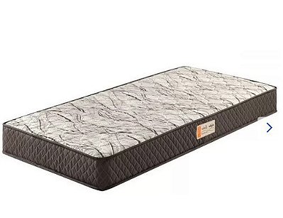 Colchão Solteiro Ecoflex com Espuma D20 Ecoline Marrom/Cinza