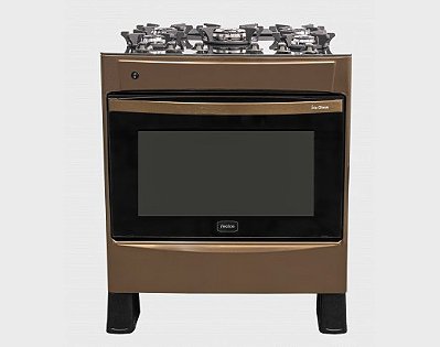 FOGÃO IRIS GLASS 5 BOCAS GOLDEN ROSE