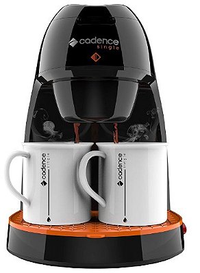 Cafeteira Cadence Single Contrast, 110V, Preto, 240ml