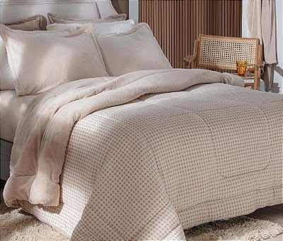 Edredom Aconchego Casal Slim 1,80 m x 2,20m