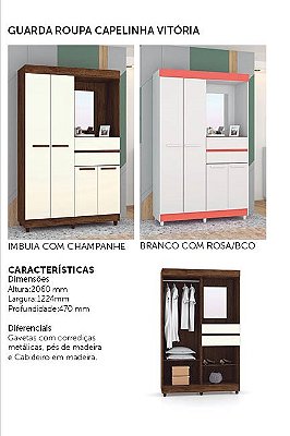 GUARDA ROUPA CAPELINHA VITORIA