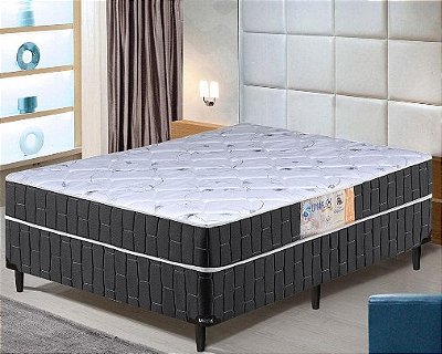 Cama Box Casal Conjugado Granada Umaflex Preto