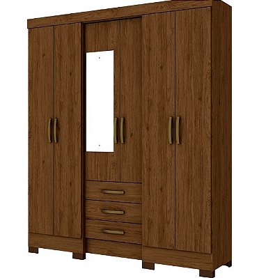 GUARDA ROUPA  6 PORTAS B23 BRIZZ