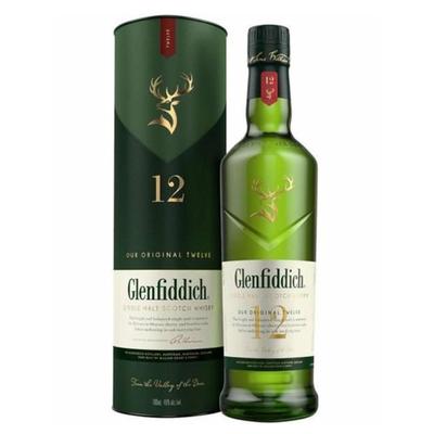 WHISKY GLENFIDDICH 12 ANOS 750ML