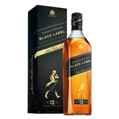 WHISKY JHONNIE WALKER BLACK 750ML