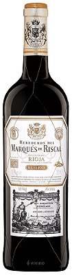 TINTO MARQUES DE RISCAL RESERVA TEMPRANILLO 750 ML