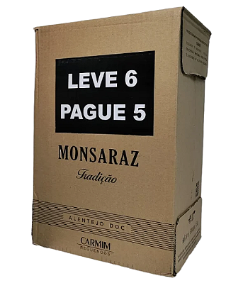 Vinho Tinto Carmim Monsaraz DOC Pack Leve 6, Pague 5