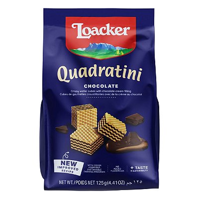 BISC LOACKER QUADRATINI CHOCO 125G
