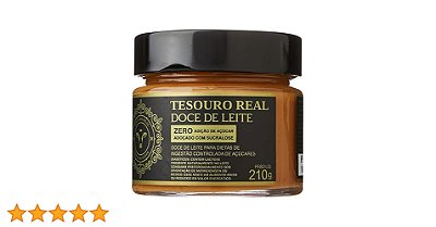 DOCE DE LEITE TESOURO REAL ZERO 210GR