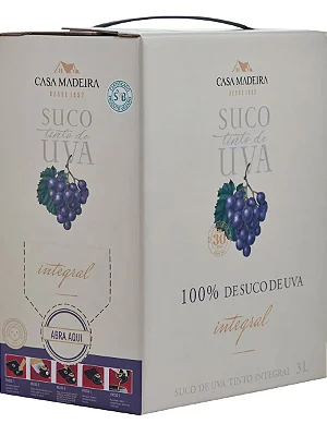 SUCO UVA CASA MADEIRA BAG 3L