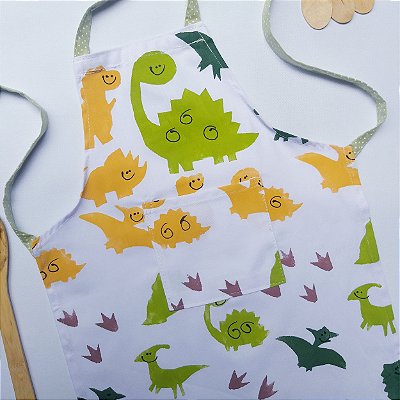 Avental Infantil Dinossauro