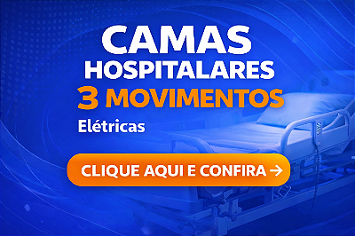 Camas hospitalares 3 movimentos elétricas
