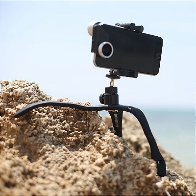 GEKKOPOD XL (EXTRA GRANDE) PARA CELULAR,,GOPRO E CAMERA PRETO