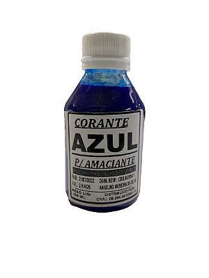 CORANTE AMACIANTE AZUL 100 ML
