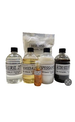 KIT SABONETE LIQUIDO PARA MÃOS FAZ 50 LITROS ERVA-DOCE