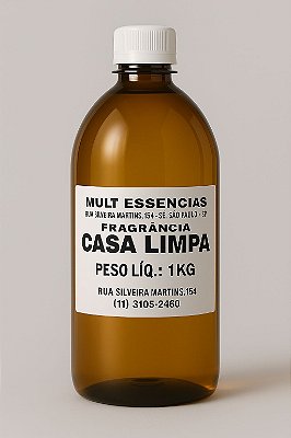 Essência Desinfetante Casa Limpa rende 80 litros