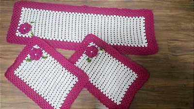 Conjunto tapetes cozinha