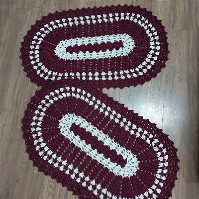 Conjunto tapetes 2 peças