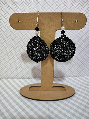 Brincos redondos prateado