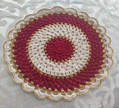 Sousplat Natalino-kit 2 peças