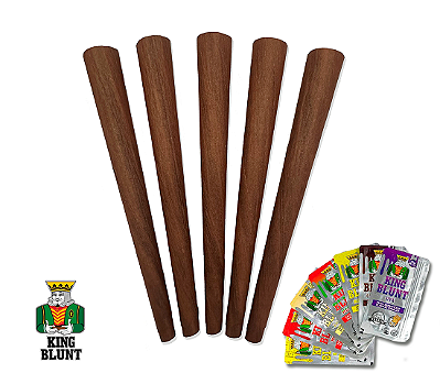Kit 5 cones pré enrolado blunt - Varios sabores