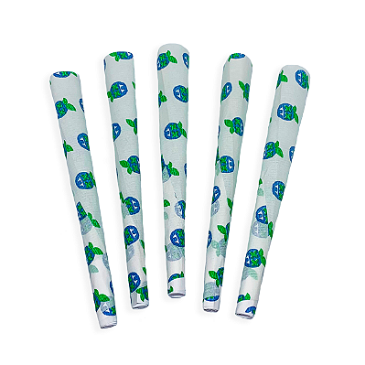 Kit 10 cones pré enrolado - Blueberry
