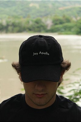 Boné Dad Hat Joy Apollo Clássico Preto