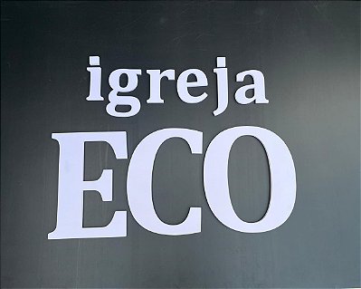 Kit 10 Letras em PVC 10cm com 10mm de espessura