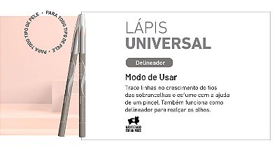 Lápis para Sobrancelhas Universal - Sóbrancelhas