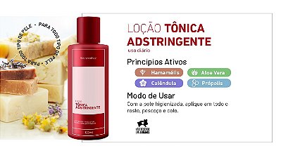 Loção Tônica Adstringente - Sóbrancelhas