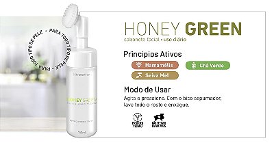 Honey Green Sabonete Facial - Sóbrancelhas