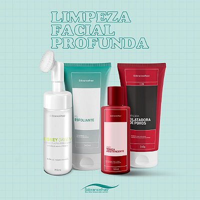 Kit Limpeza Facial - Sóbrancelhas