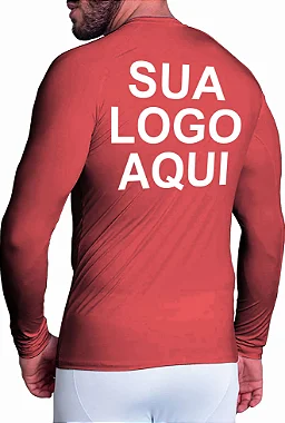 Kit 20 Camisa Térmica Uv 50+ Segunda Pele Personalizada