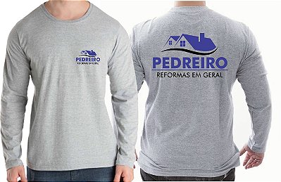 Camiseta Para Pedreiro Trabalho Uniforme Profissional Autônomo