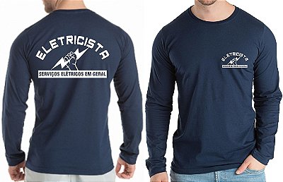 Camiseta Para Eletricista Trabalho Uniforme Profissional Autônomo