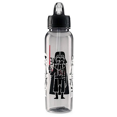 Garrafa com Canudo Retrátil - Darth Vader Garrafa com Canudo Retrátil - Darth Vader