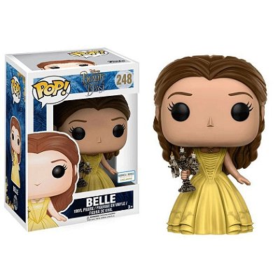Bela com Castiçal - Bela e a Fera - Funko Pop Bela com Castiçal - Bela e a Fera - Funko Pop