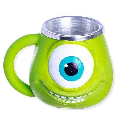 Caneca 3D Formato Mike Wazowski - Monstros S. A.