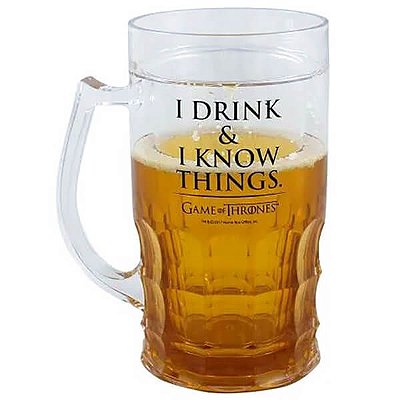 Caneca Chopp Sempre Cheia Congelável 500ml - Game of Thrones